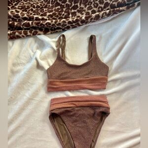 Beach riot sparkly bikini set